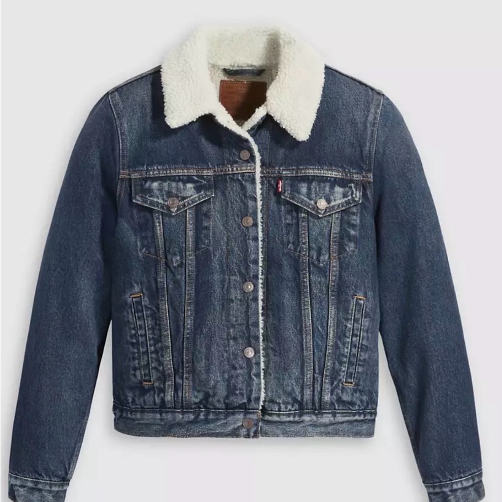 Levi’s ORIGINAL SHERPA TRUCKER JACKET Women’s Size L
